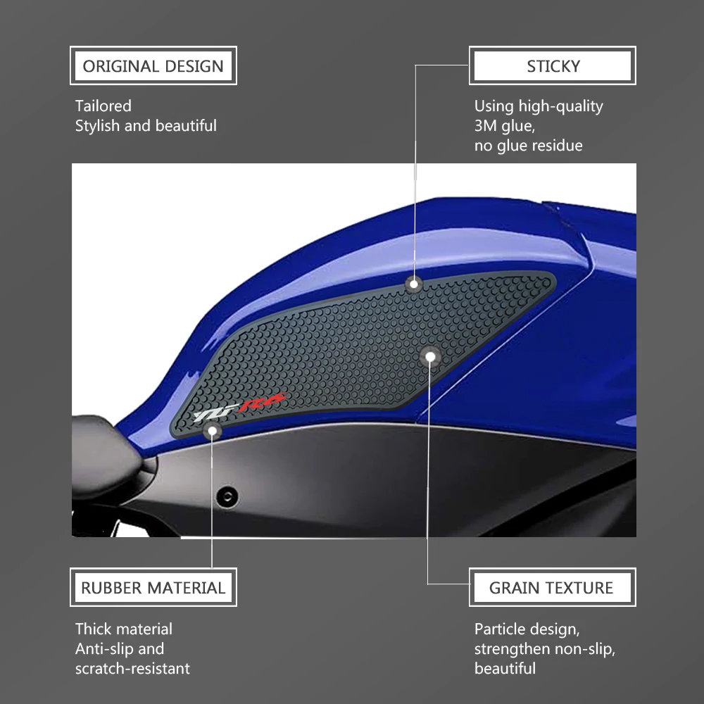 Для yamaha yzfr6 yzf-r6 yzf r6 2017 2018 2019 2020 аксессуары наклейка на бак Pad наклейки логотип