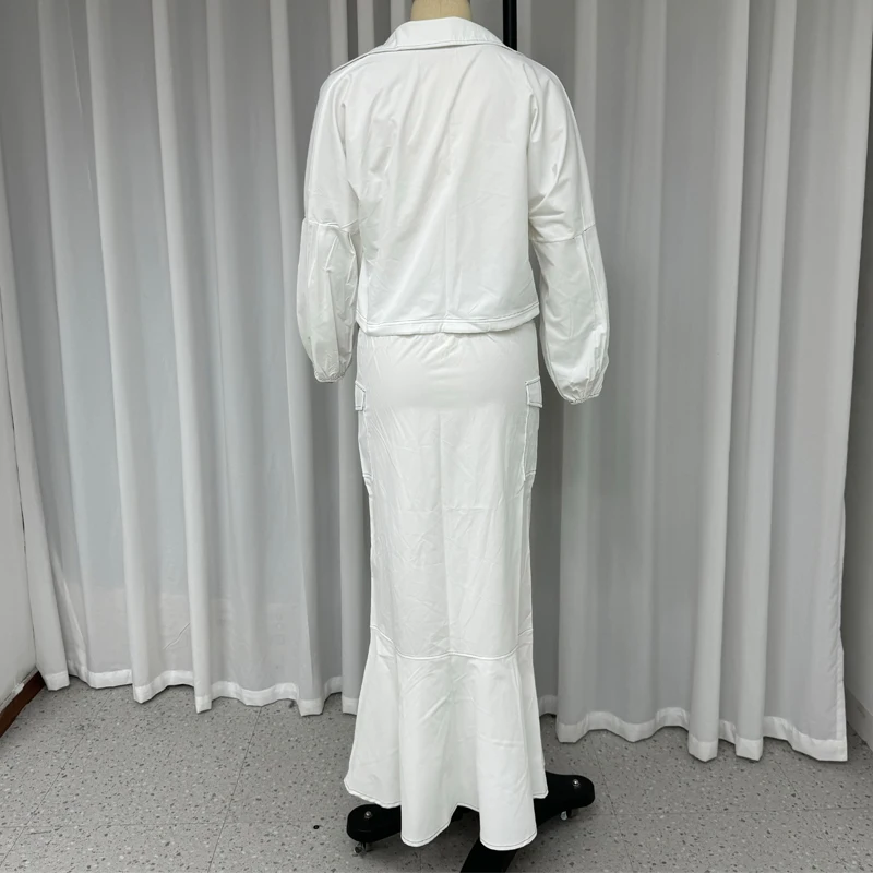 Женский офисный комплект Wefads элегантный однотонный кардиган на шнуровке с