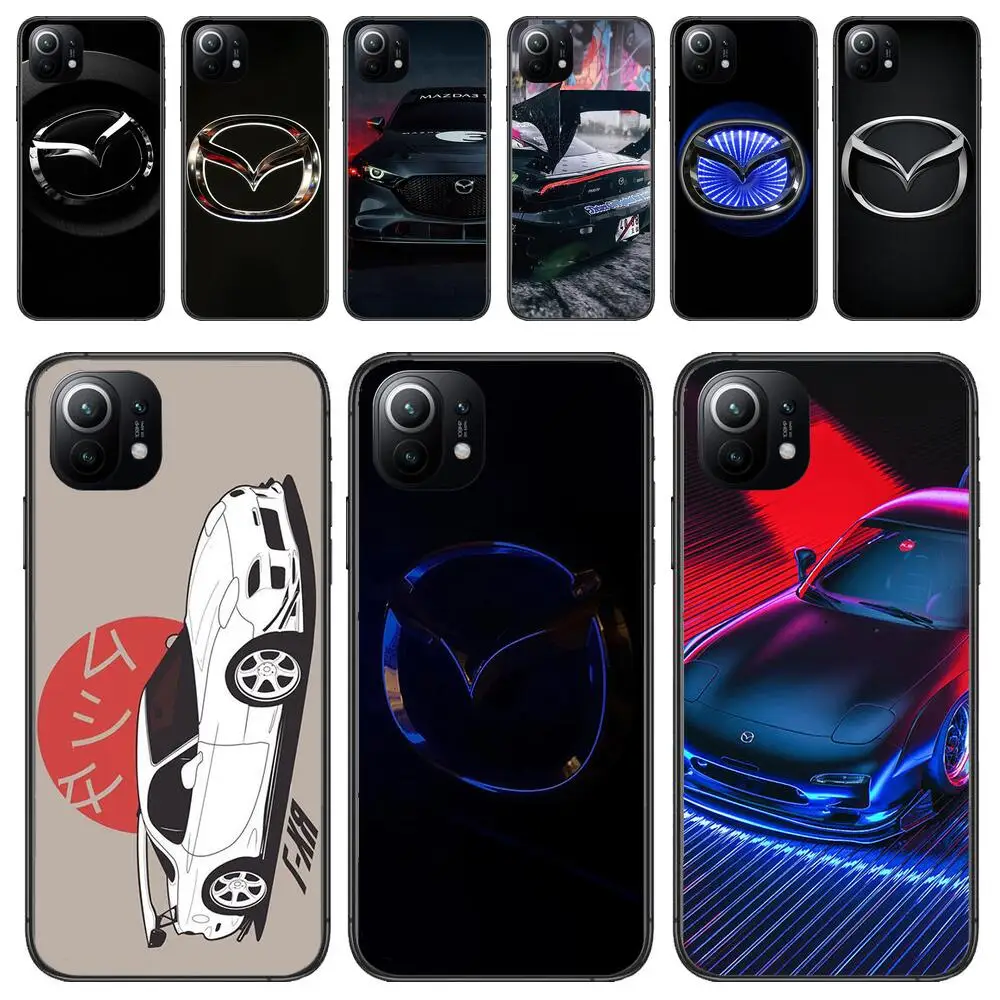 

Japanese Sports Car Mazda Luxury Phone Case for Xiaomi 13 12 11T 9 11 10C 9T 8 9SE 11i Lite Ultra Note10 Poco F3 M4 M3 Pro Cover