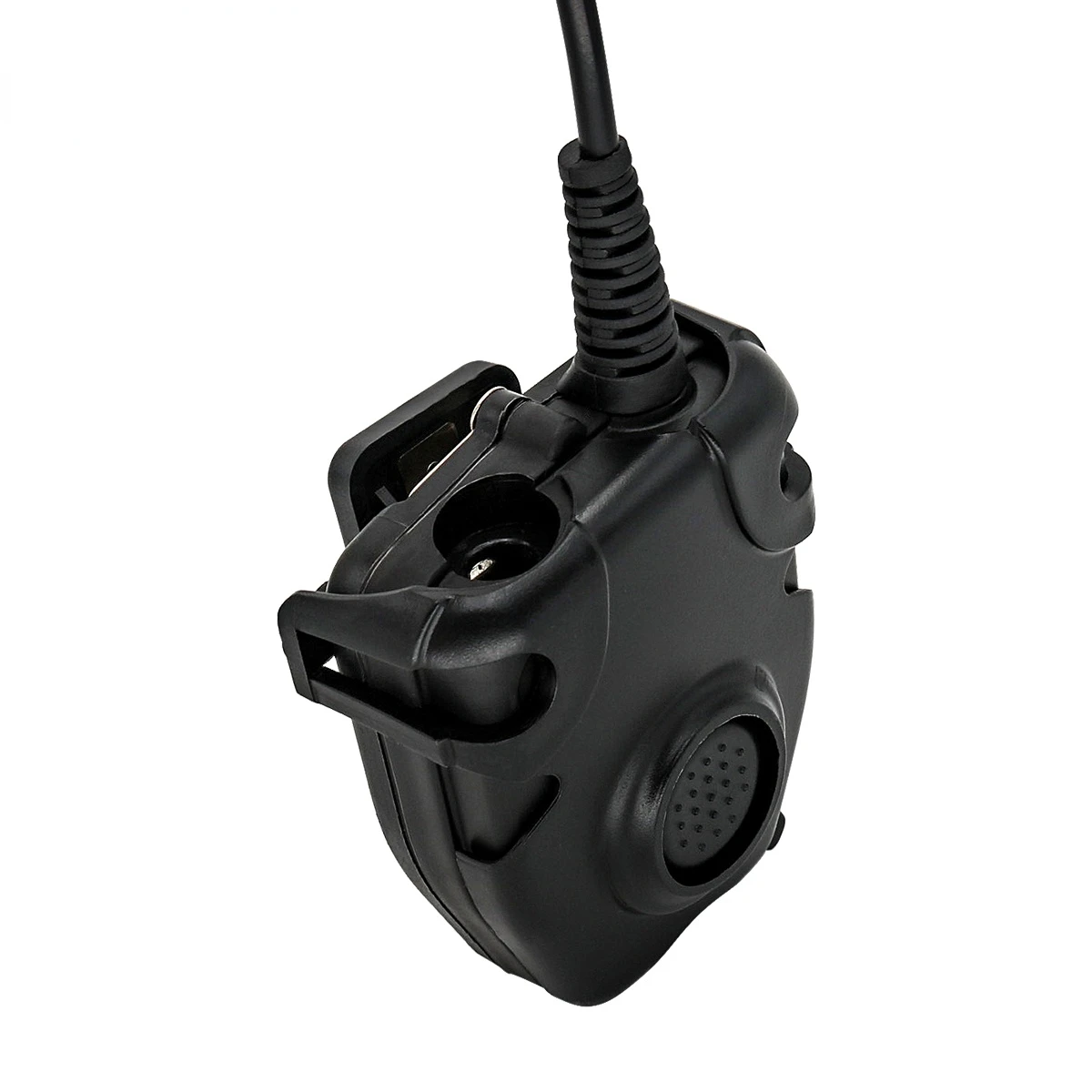 Tactical airsoft pickup shooting headset walkie-talkie military adapter Compatible with PELTOR PTT kenwood