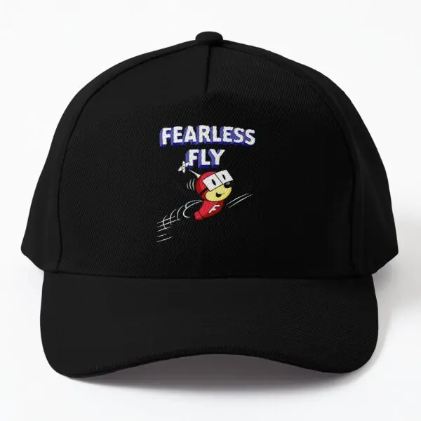 

Fearless Fly Cartoon Character From The Baseball Cap Hat Casual Mens Women Sun Hip Hop Printed Sport Black Outdoor Spring