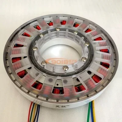 Большой полый вал мощностью 700 Вт с сверхнизкоскоростным диском бесщеточный