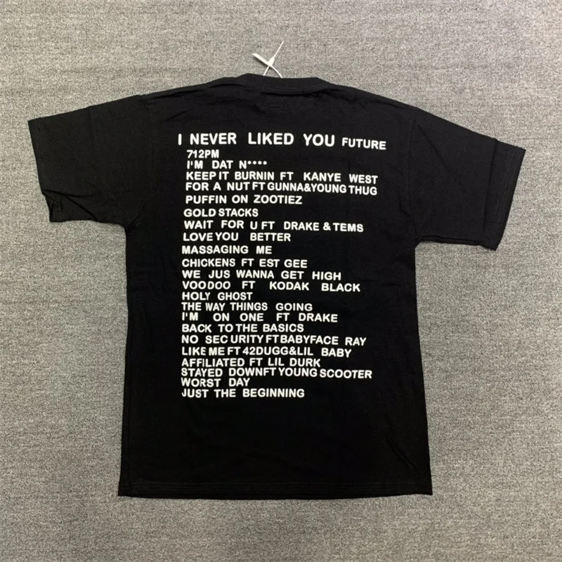 KANYE CPFM. Футболка XYZ с забавным принтом граффити для мужчин и женщин свободная