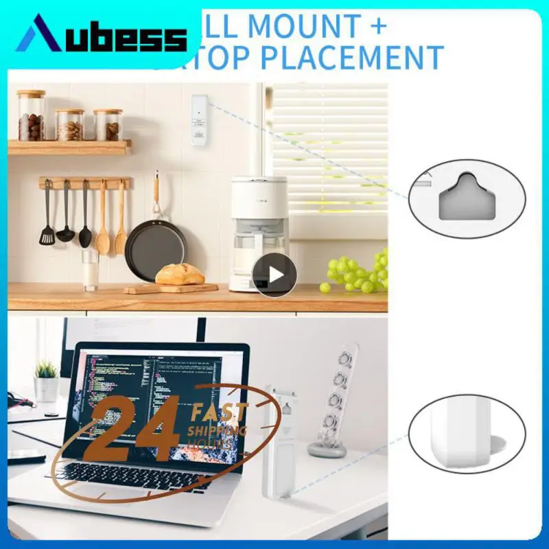 

1~6PCS Weather Station Smart Home Data Display Temperature And Humidity Meter Tuya High-precisioen