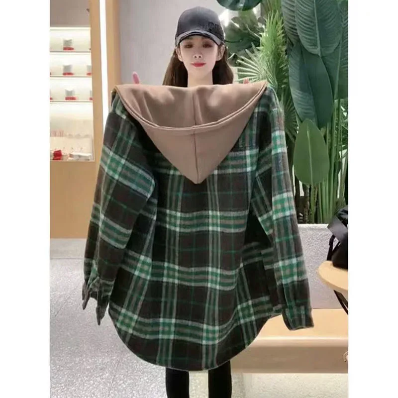 Топы с капюшоном и длинными рукавами женская куртка в Корейском стиле средней