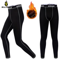 wosawe autumn winter men cycling pants ciclismo warm base layer windproof underwear loose mtb bike bicycle long johns trousers