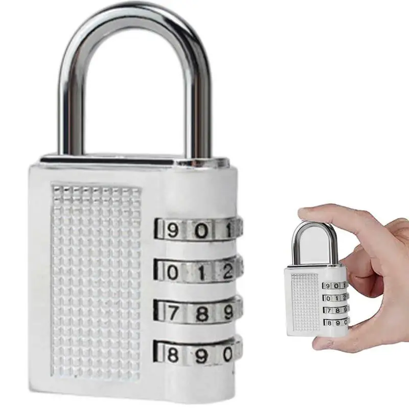 

Combination Lock 4 Digit Password Combination Padlock Waterproof Pad Lock For Outdoor School Gym Sports Locker Fence Toolbox