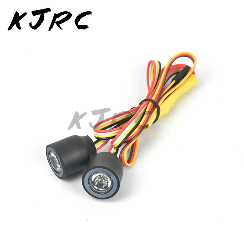 

Multiple Colour Colorful Angel Eye Lamp RGB LED Lights 17MM Universal LED Lights Headlight for 1/10 RC Rock Crawler Axial SCX10