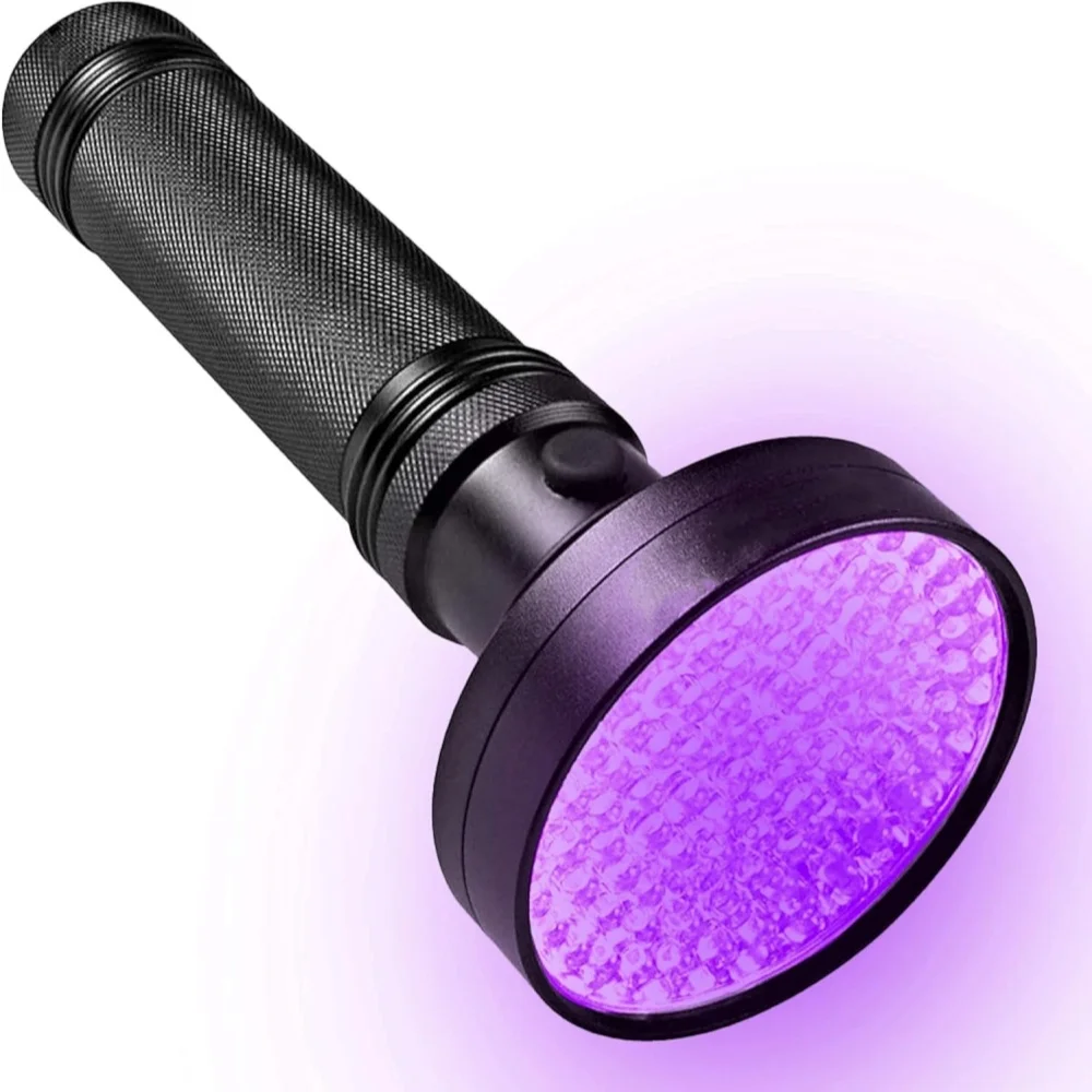 

Портативный ультрафиолетовый фонарь 100 LED 395 нм для обнаружения мочи животных