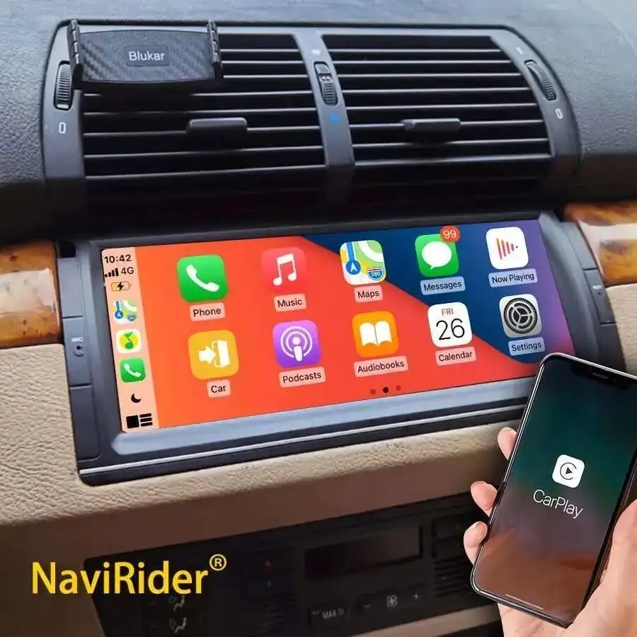 Фото Android 15 Qled Экран для BMW 5 E39 X5 E53 M5 E38 1996-2006 8G + 256 ГБ 2DIN DSP Bluetooth 4G GPS Navi Carplay Автомобильный радиоприемник Стерео №5
