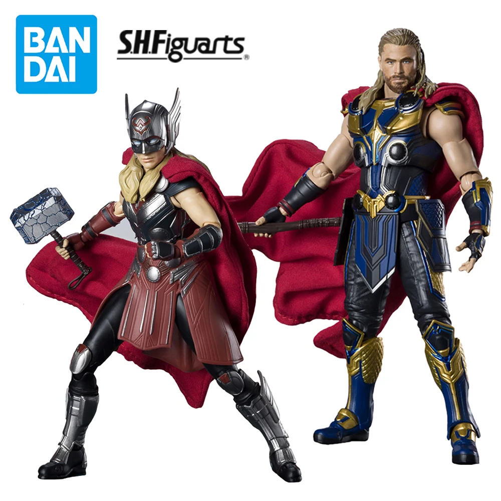 

Newest Bandai Shfiguarts Jane Foster Thor Thor: Love and Thunder SHF Genuine Anime Figure Model Toys Action Collectible Gifts