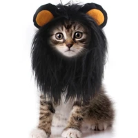 cat accessories pet headdress wig hat pet dog cat headgear puppy cat costume lion headgear