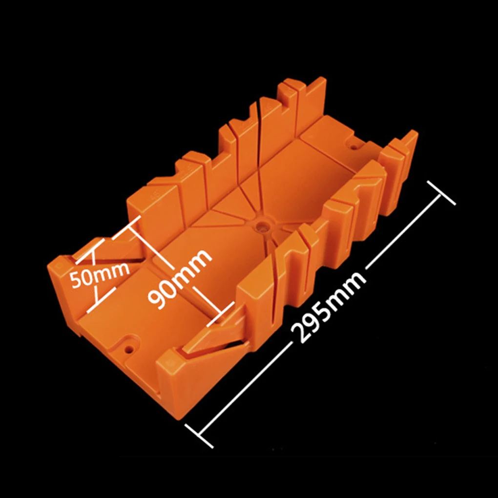

12inch Multifunctional Miter Saw Box Cabinet 22 5 45 90 Degree Saw Guide Woodworking Mitre Box with Clamp