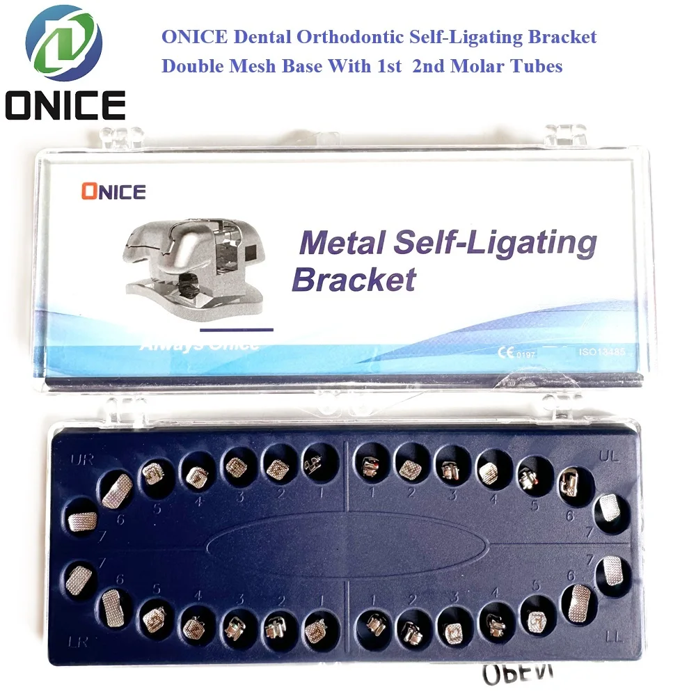 28 шт. ONICE ортодонтические самолигирующие брекеты ROTH22 DamonQ Тип металлические