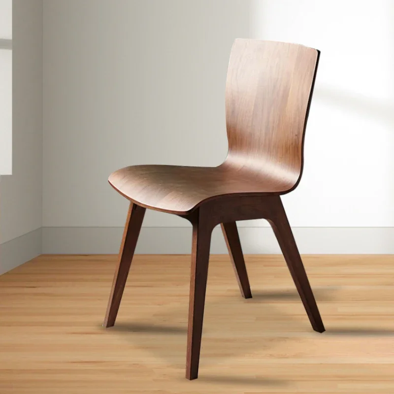 Обеденный стул из цельного дерева скандинавское сиденье для обеденного стола