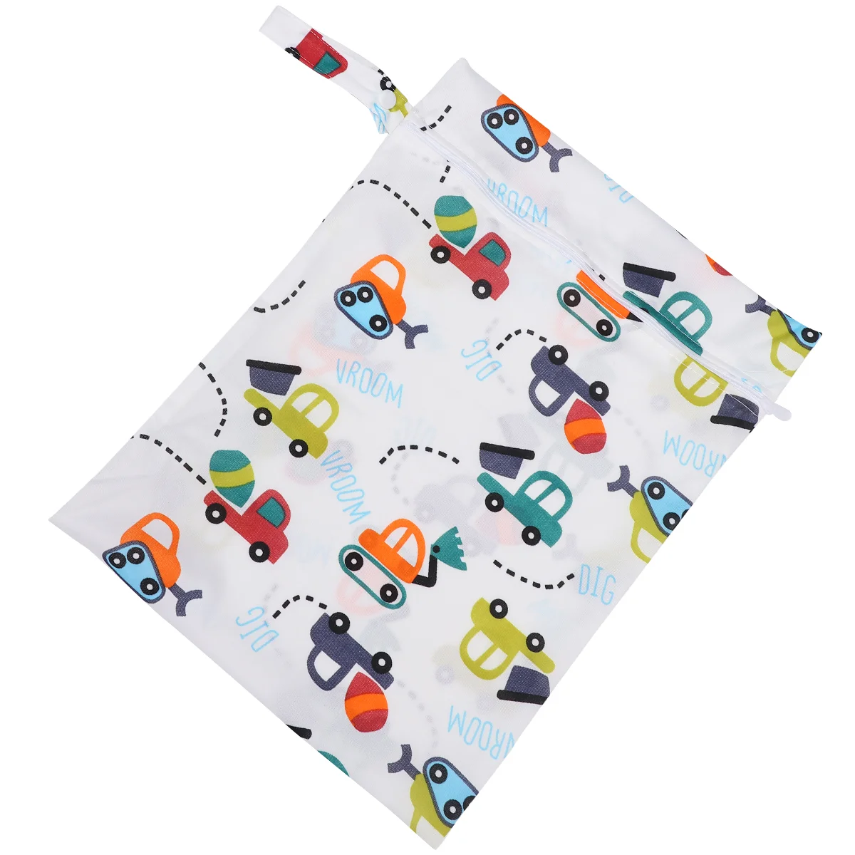 

Infant Diaper Bag Multipurpose Bag Reusable Diaper for Outdoor (Single Zipper, Car Pattern)