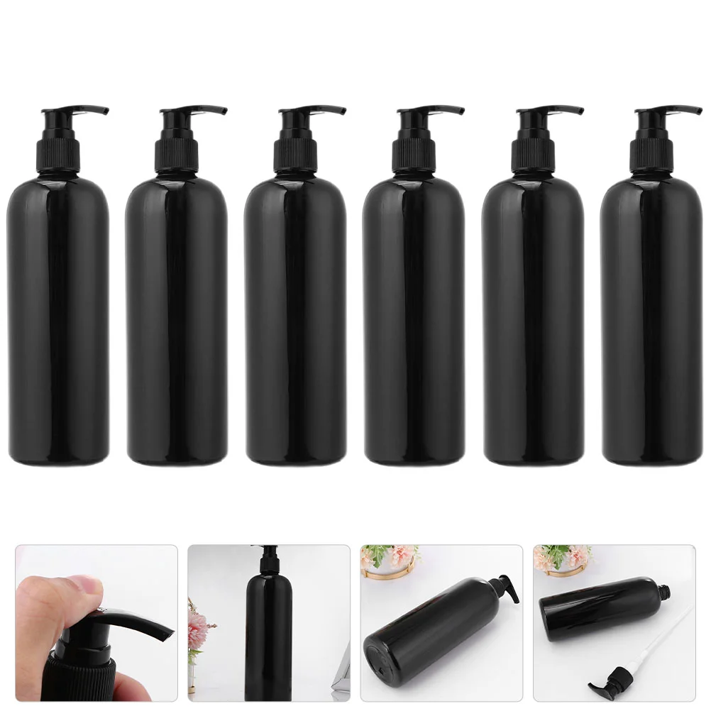 

Bottle Dispenser Pump Shampoo Bottles Refillable Soap Lotion Conditioner Dispensers Shower Wash Body Foaming Travel Foamer Clear