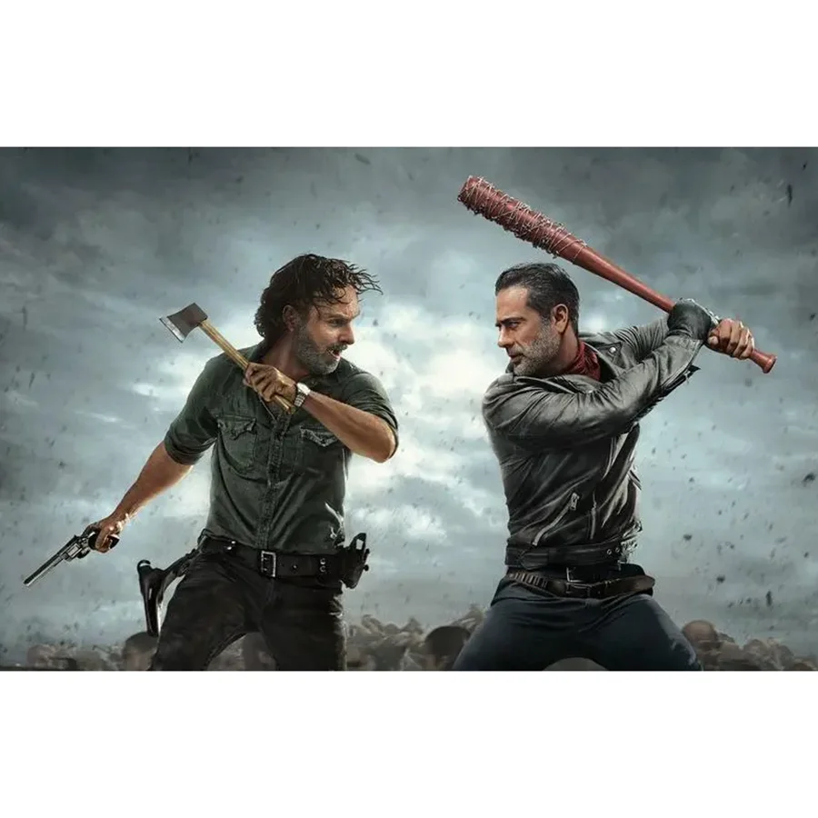 Алмазная живопись вышивка Ходячие мертвецы ужасы киногерой плакат 5D DIY полная