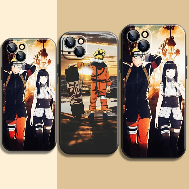 

Naruto Cartoon Lovers Anime Phone Case For iPhone 11 12 13 Pro MAX 7 8 6 6S Plus SE 2020 X XR XS MAX 13 12 Mini Protective Case