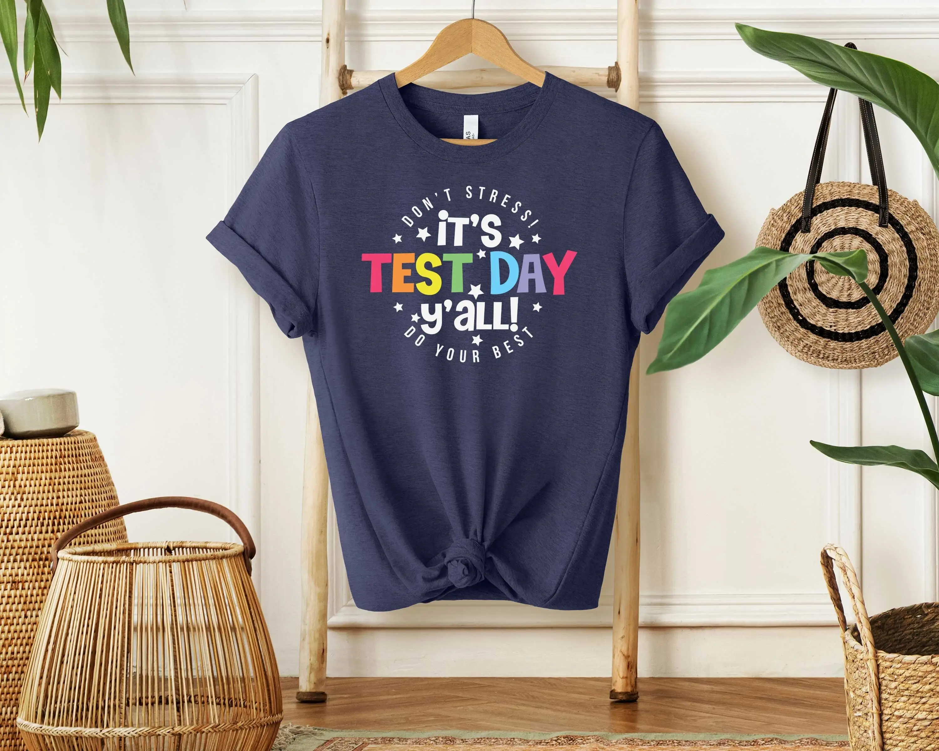 Футболка It's Test Day Yall Funny SweaT Teacher Testing for Teachers Конец года