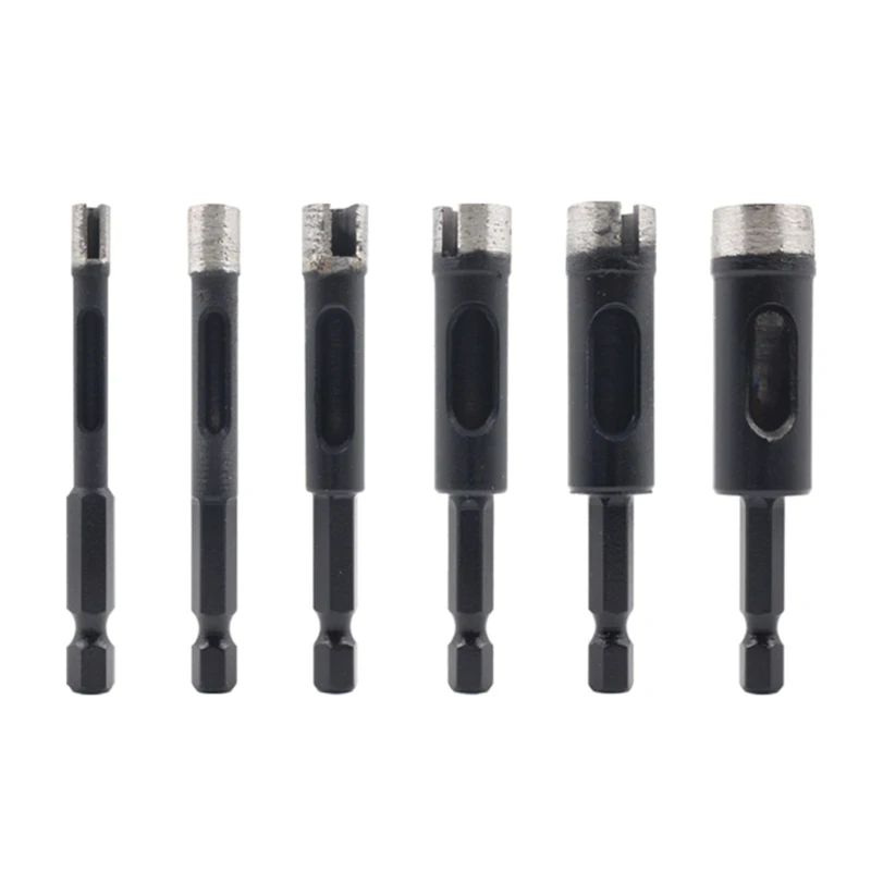

Diamond Coated Drill Bits Set Hexagonal Shank Dry Ceramic Tile Drill Bit Marble Dropship