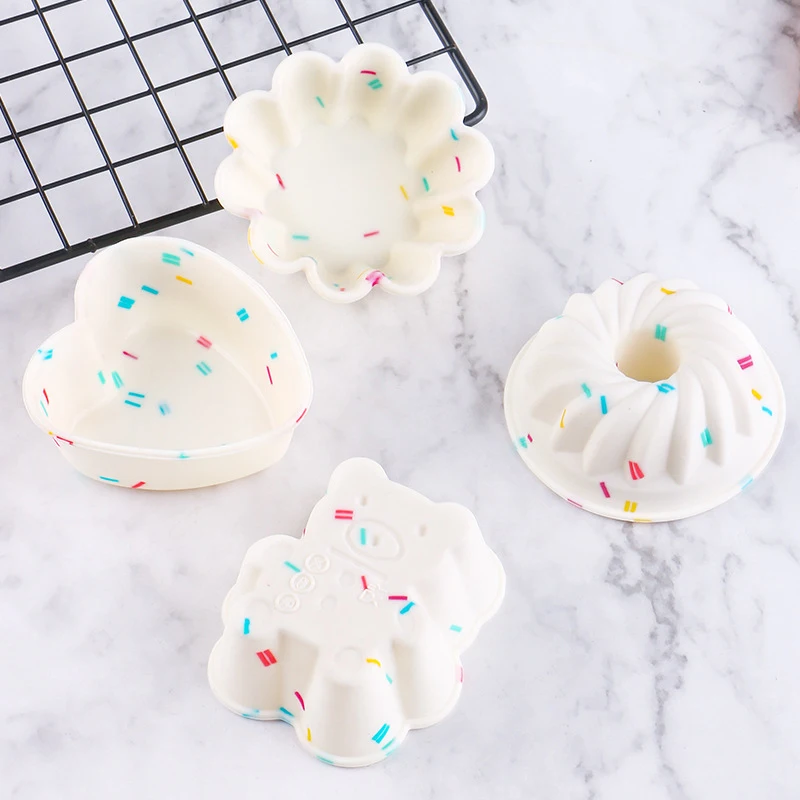 

1Pc Silicone Cake Mold DIY Multi-shape Muffin Cupcake Baking Mold Kitchen Cooking Bakeware Cake Decorating Tools