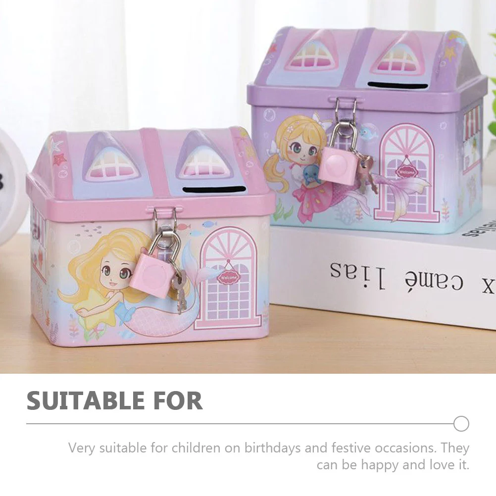 Игрушки для девочек единорог копилка контейнер денег детей с замком розовый