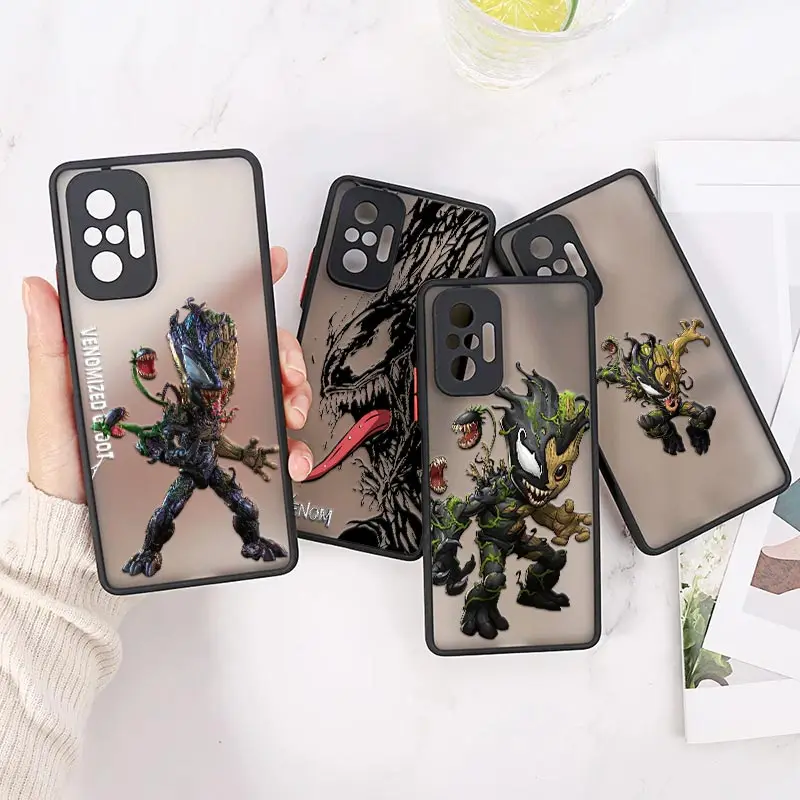 

Venomized Groot Venom Marvel Comics For Redmi Note 11 Cases Redmi 8 9 9A 9C 9T 10C 6A 7A 7 Note 6 8 10 11 9 Pro Case Matte Cover