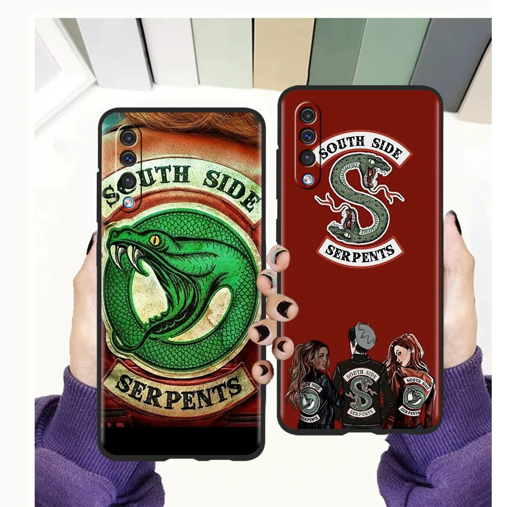 

Riverdale South Side Serpents Phone Cover Case For Samsung Galaxy A12 A02 A03 A03S A52 A70 A50 A20 A10 A10S A40 4G Luxury Shell