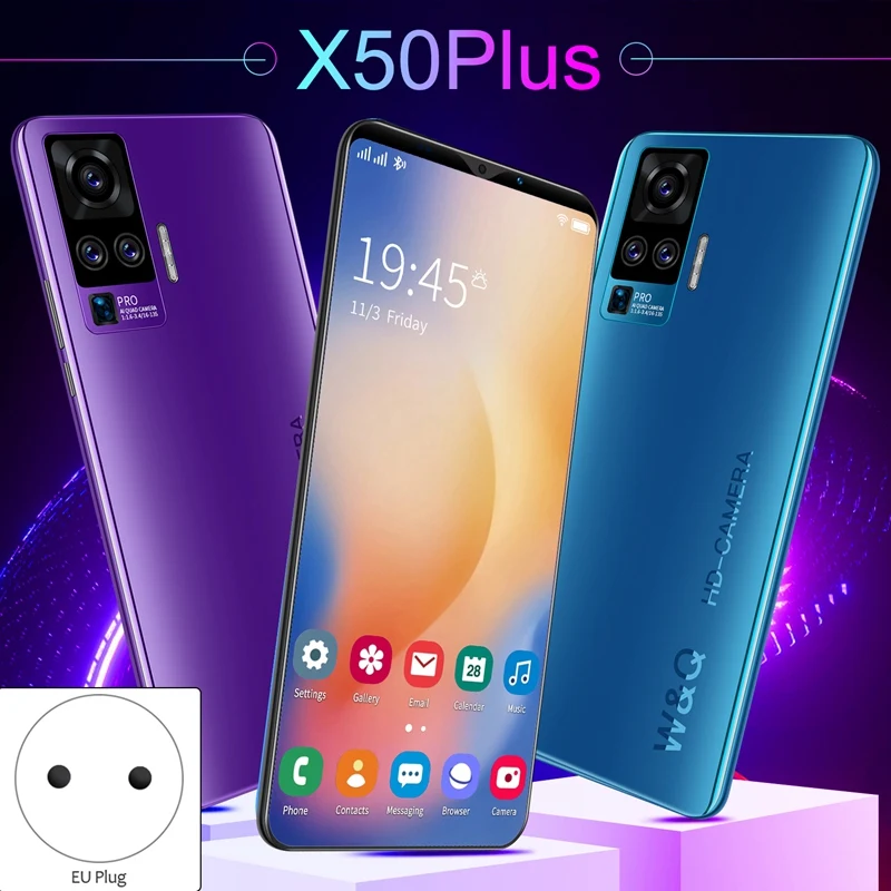 X50 Plus смартфон с 5 5-дюймовым дисплеем процессором MTK6572 ОЗУ 1 ГБ ПЗУ 4 Гб двумя