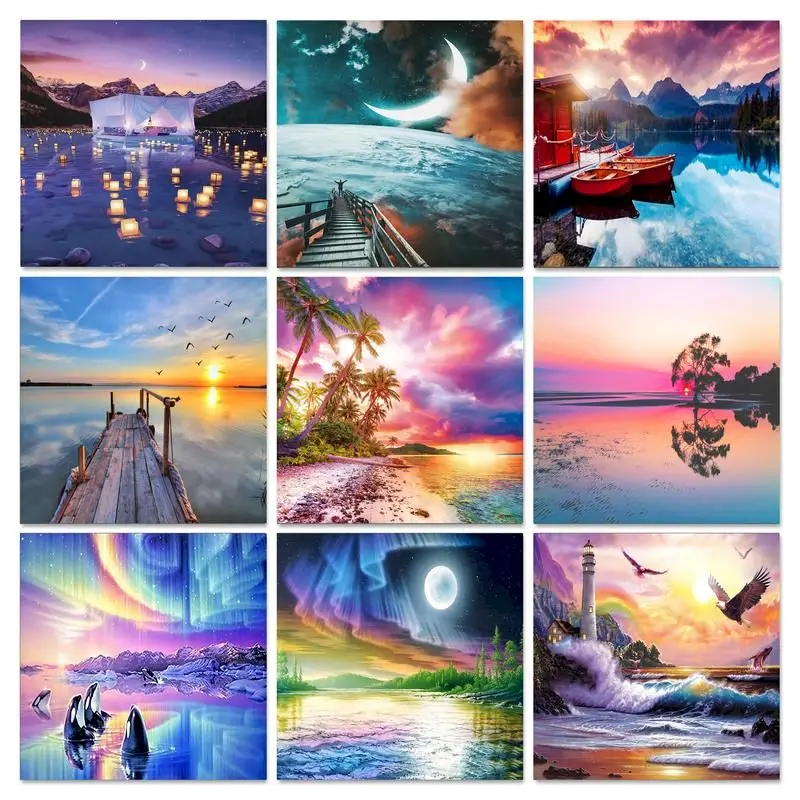 

Картина акриловая по номерам, 60x75 см