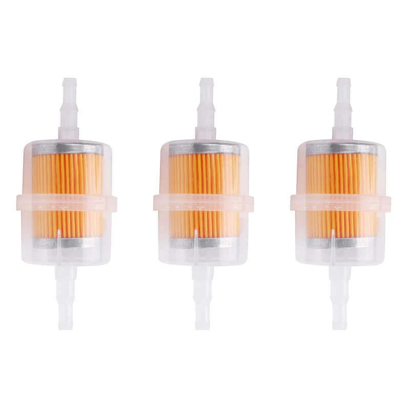 

3X 6Mm 8Mm Universal Pipe Online Filter Petrol Crude Oil Engine For Car