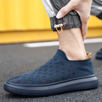 shoes men sneakers fashion loafers flat walking running shoes for men full mesh breathable lightweight slip on zapatillas hombre