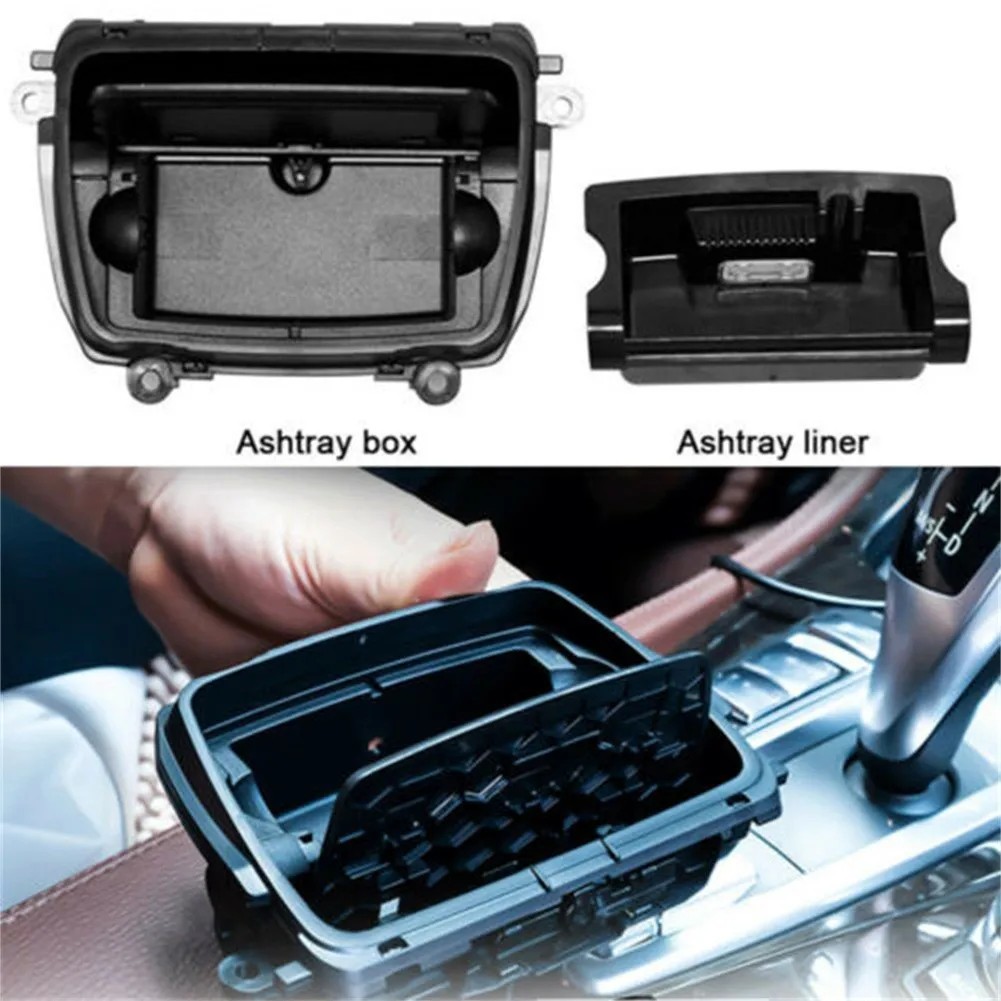 

Car Front Center Console Ashtra Cover Case For BMW 5 Series F10 F11 51169206347 9206347 Auto Center Console Ashtra Covers