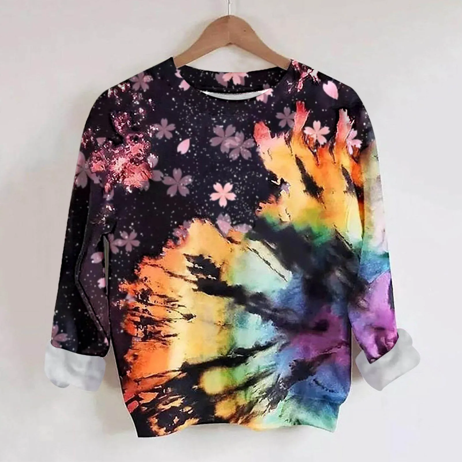 

Womens Black Sweatshirt Womens Winter Hoodies Zip up Women's O-Neck Casual Sweatshirt Yellow Hoodies Dark Purple Sweater Women