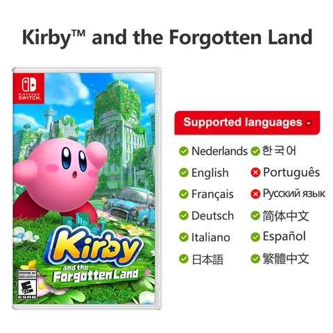 Игровая консоль Kirby and the Forgotten Land Nintendo Switch - изображение