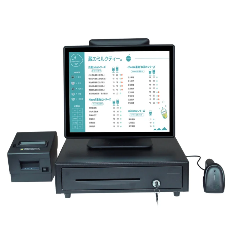 

17 inch all in one POS system touch screen pos terminal cash register