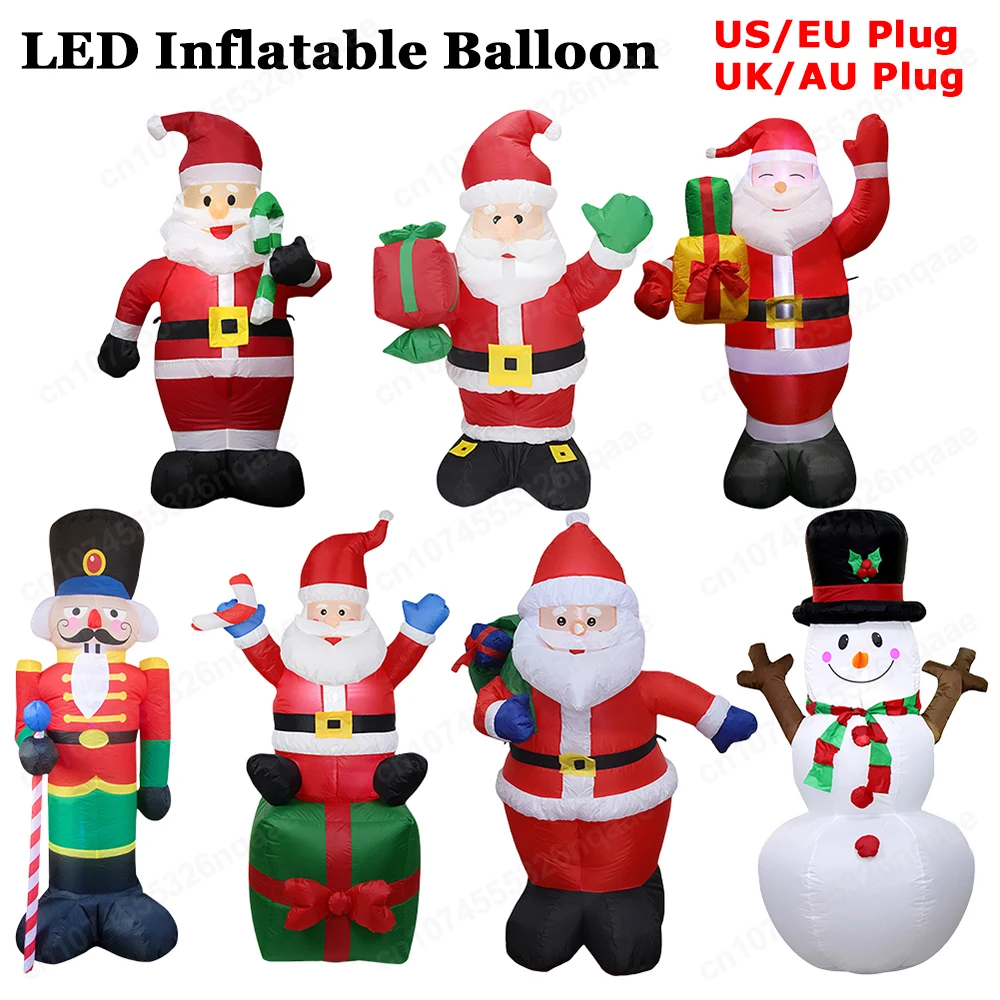 Гигантское Надувное Рождественское Украшение Со Светодиодной Подсветкой