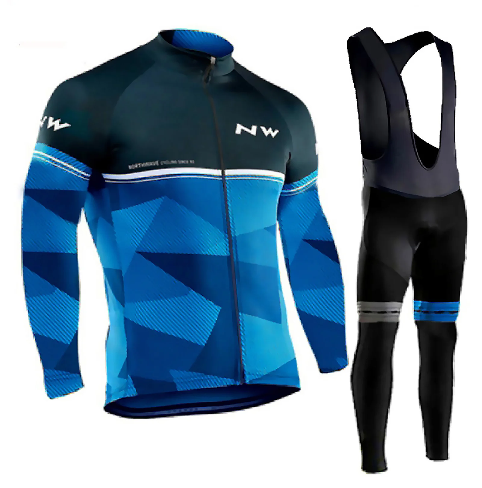 

Mens's Cycling Jersey Sets NW Sportswear Professional Motocross sportswear Breathable clothing With 1 Free Cycling Glasses