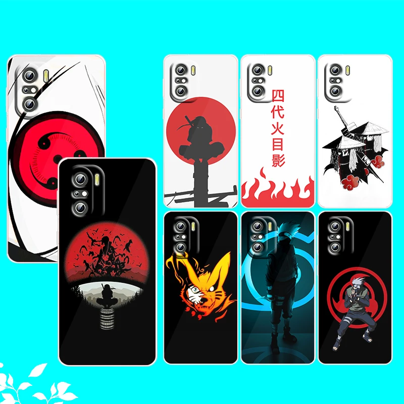 

Hot Naruto Kakashi Art For Xiaomi Redmi Note 10S 10 K50 K40 Gaming Pro 10 9AT 9A 9C 9T 8 7A 6A 5 4X Transparent Phone Case