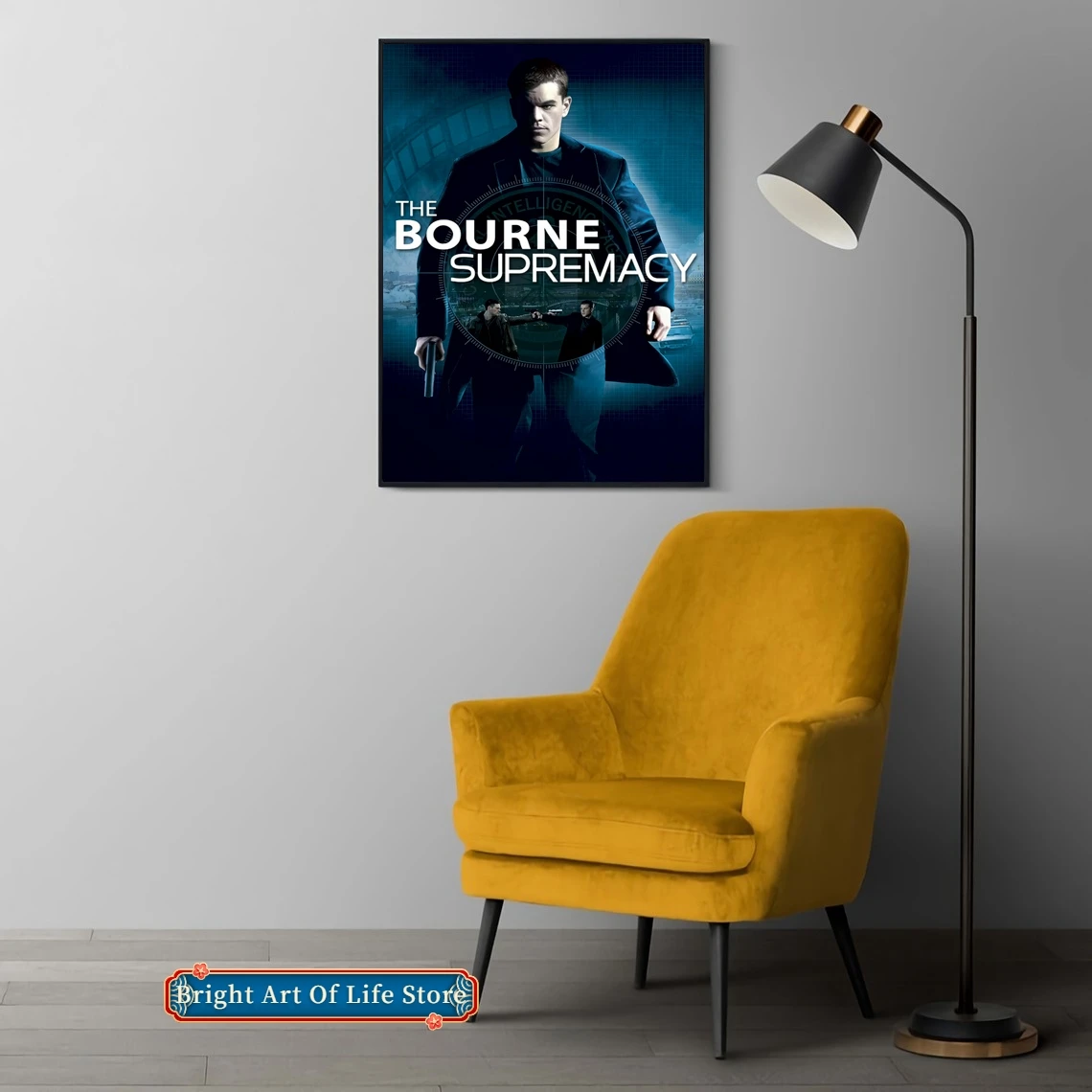 

Классический постер с изображением Борна (2002), фото, холст, Декор для дома и квартиры, настенная живопись (без рамки)