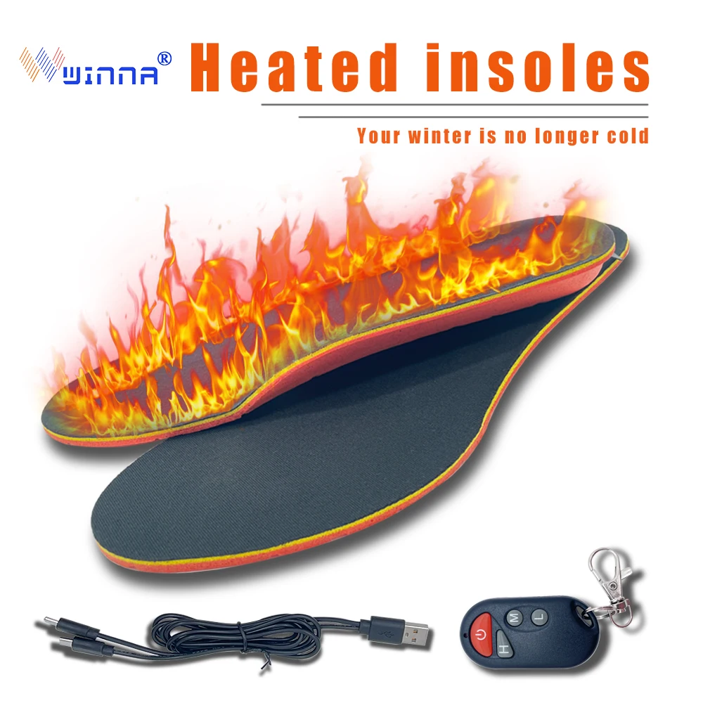 USB Heated Insoles Shoe Winter heating heated shoes Insoles heating Winter Outdoor Sports Heating Insoles Winter