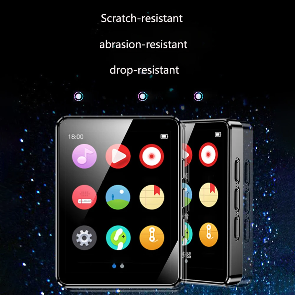 Bluetooth-совместимый mp4-плеер, Сенсорный Музыкальный плеер Walkman для чтения электронных книг, Built-in динамик с электронными книгамиFM-радиозапись (art.: 3920bcc18bfb3) - 3920bcc18bfb3