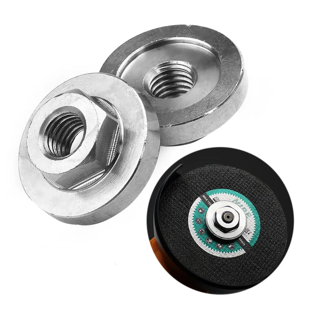 

2Pcs Angle Grinder Nuts Hex Nut Set For Angle Grinder Modification Accessories Stainless steel