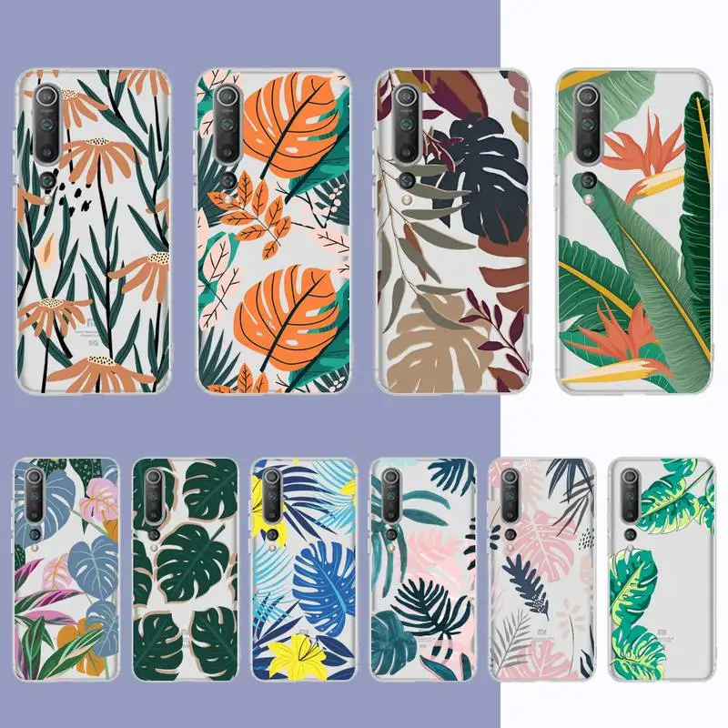 

Foliage Tree Leaves Phone Case for Samsung A51 A52 A71 A12 for Redmi 7 9 9A for Huawei Honor8X 10i Clear Case