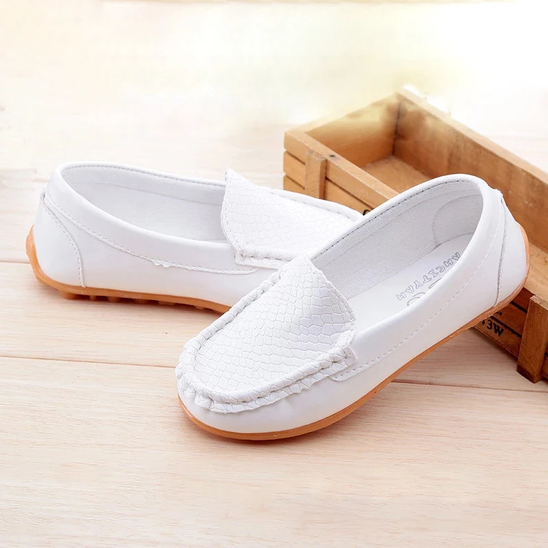 

Children Casual Slip-on Leather Shoes For Boys Girls School Soft Comfortable Loafers Kids Shoes 1 2 3 4 5 6 7 12 8 10 Years old