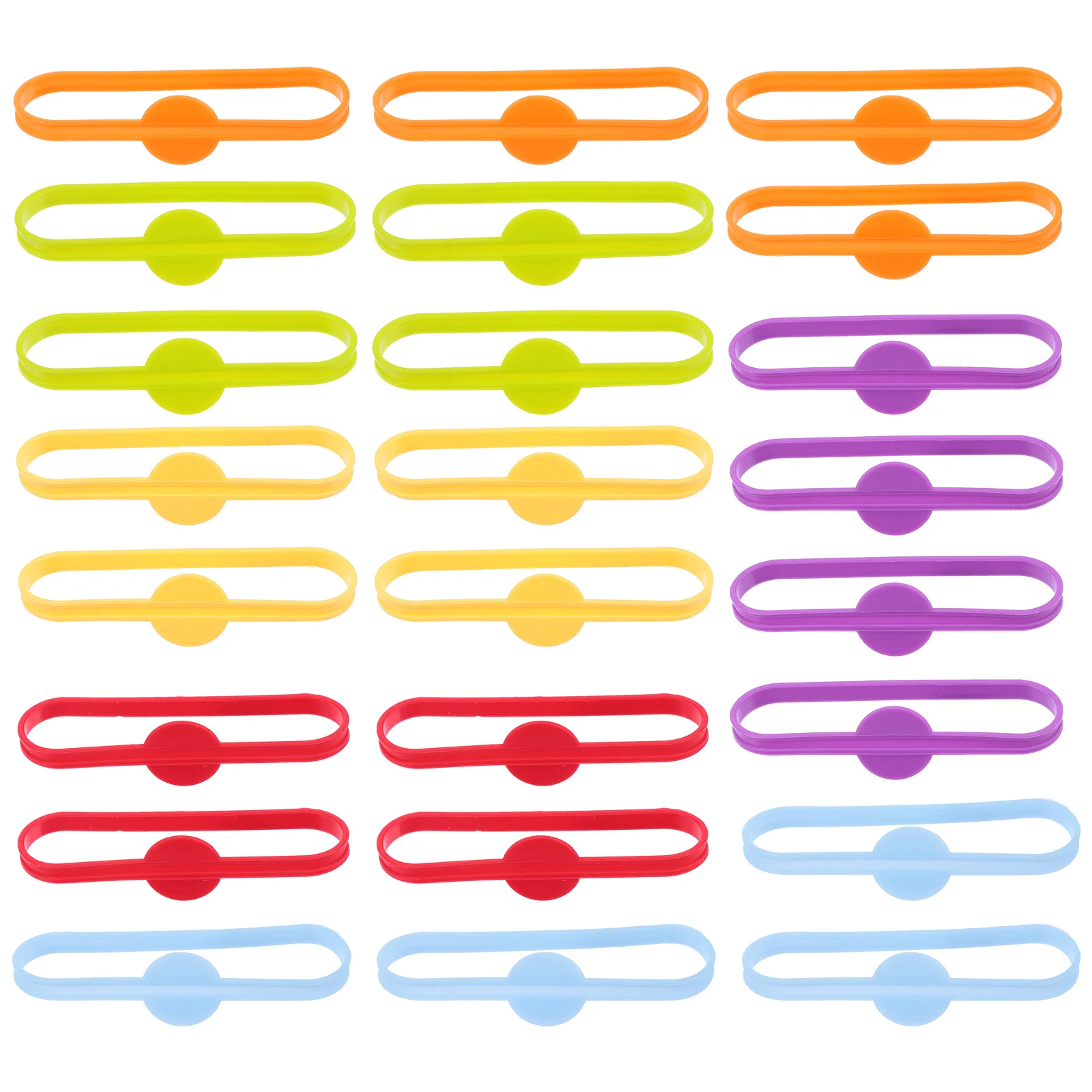 

24 шт., силиконовые маркеры для стеклянного кольца