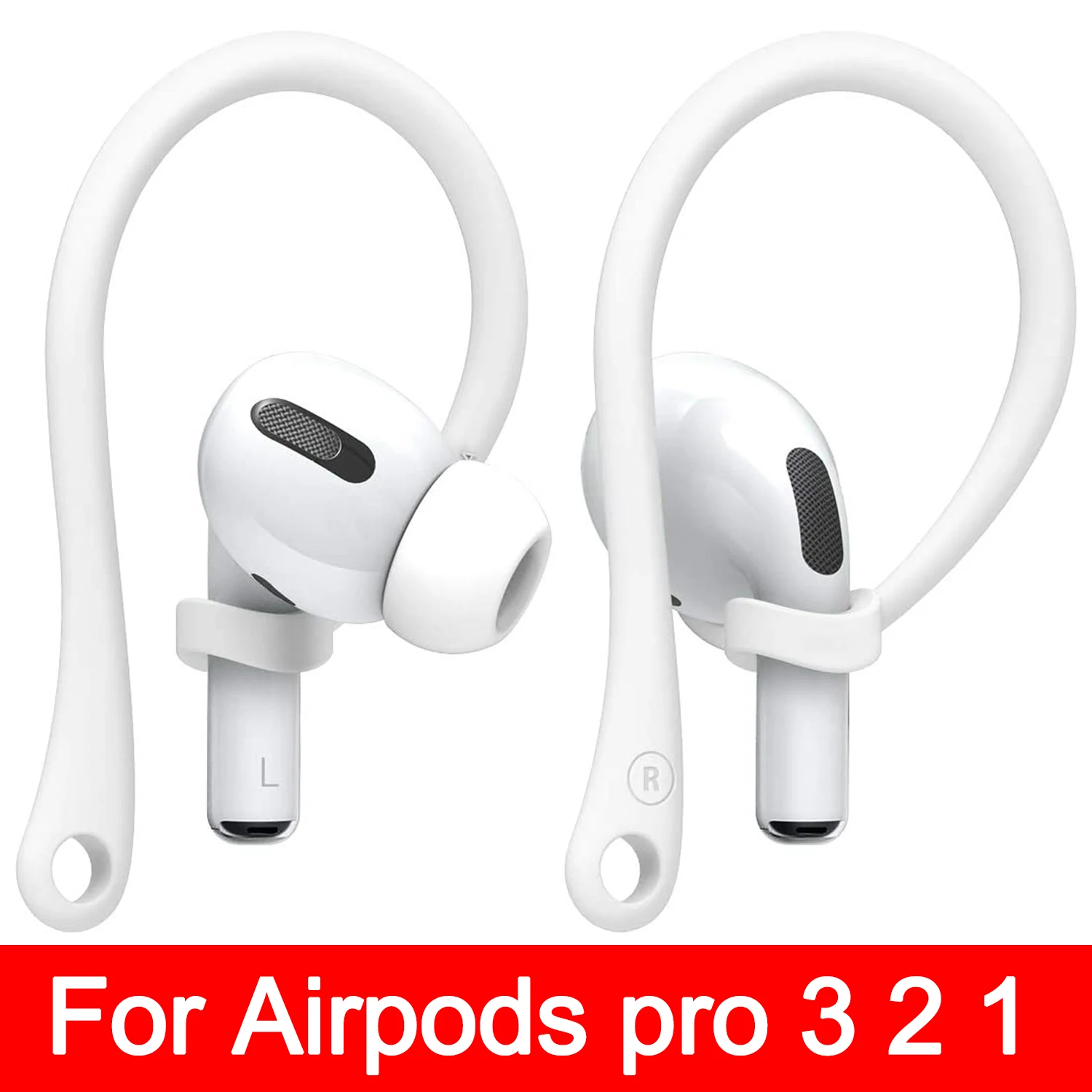 Спортивные силиконовые ушные крючки для Apple AirPods pro аксессуары противоударные