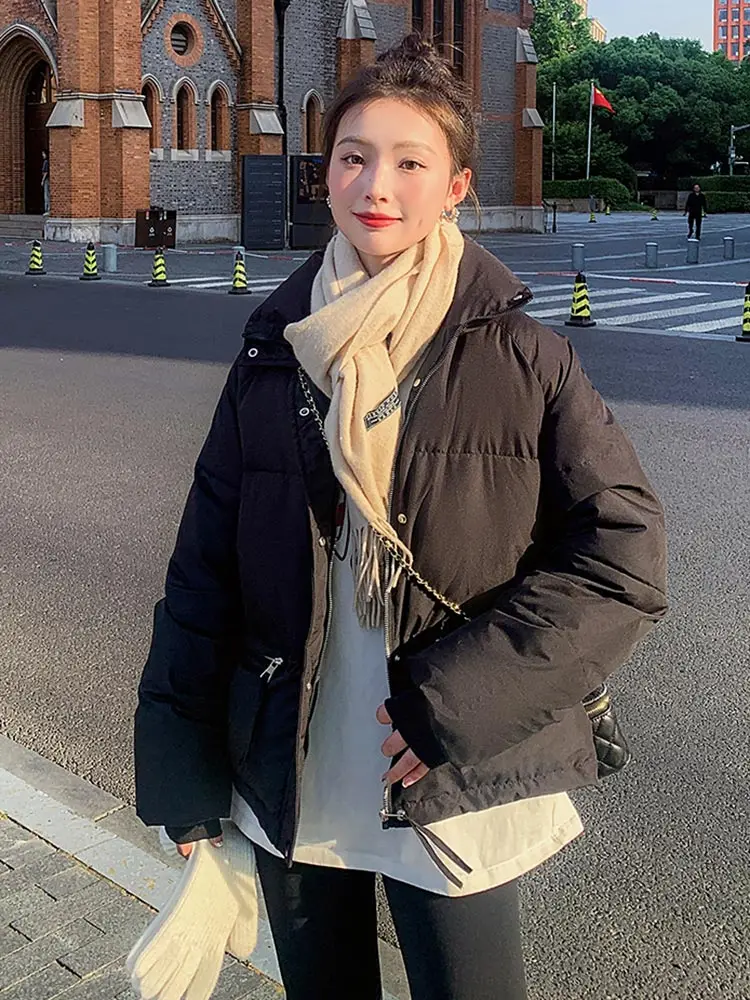 MEILLY DOLPHIN 6 Colors Cotton Padded Short Parkas New Hooded Down Winter Jacket Women Thick Warm Winter Coat Female Outerwear