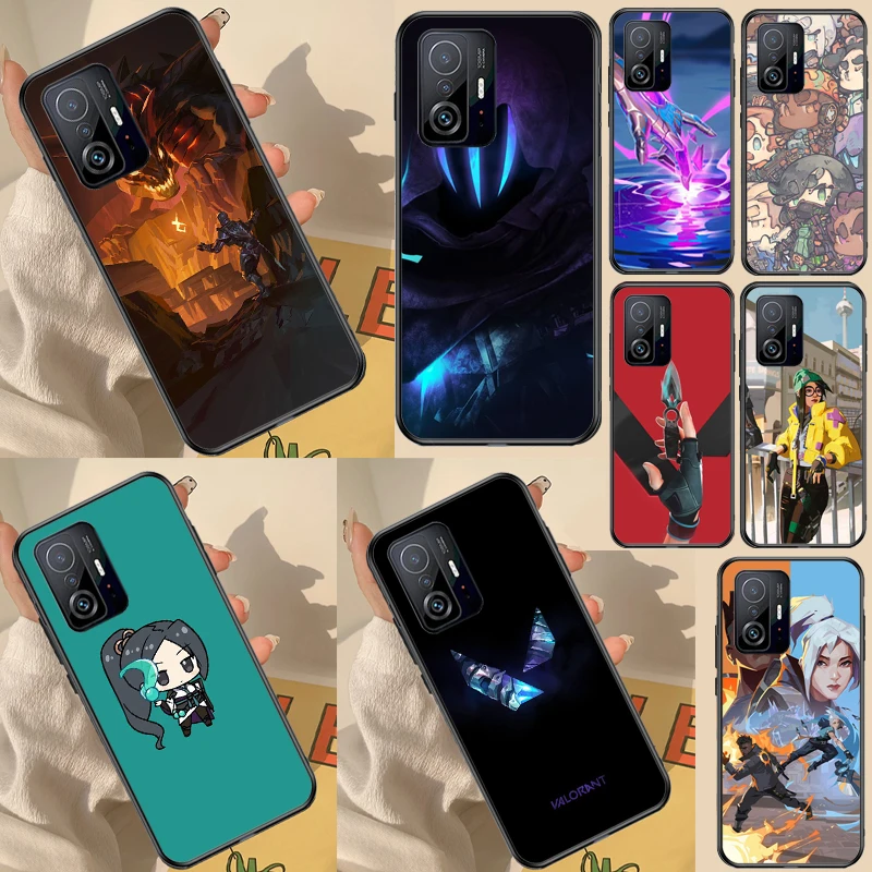 

Чехол Valorant Game Fundas для POCO F3 X3 GT M3 M4 POCO X3 X4 Pro, чехол для Xiaomi Mi 11 Lite 12 11T Pro